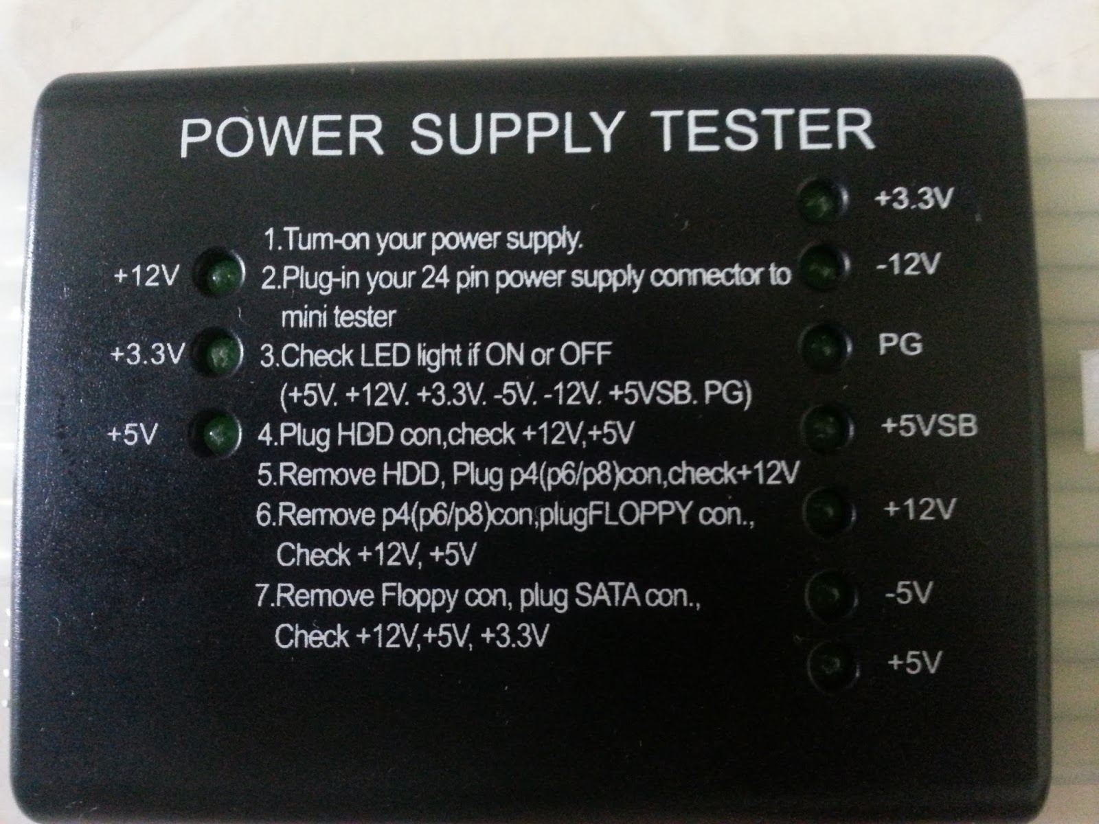 DIYRickytlc1985 How to test Your Power Supply to tell if its dead or alive?