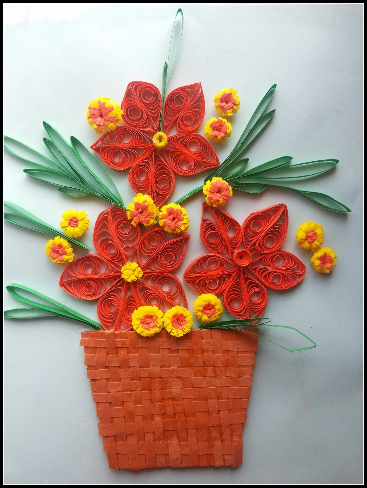 My Quilling Zone Flower bouquet