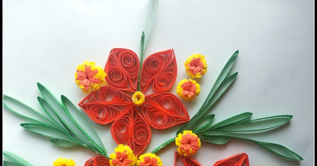 My Quilling Zone Flower bouquet