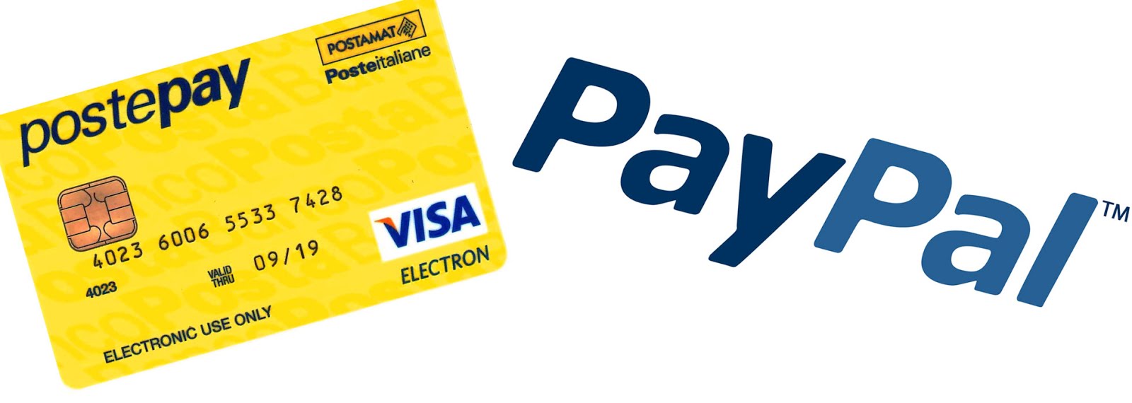 Conferme degli ordini con pagamenti anticpati tramite postepay o PayPal