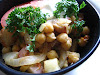 Spicy Chickpea as well as Potato Curry