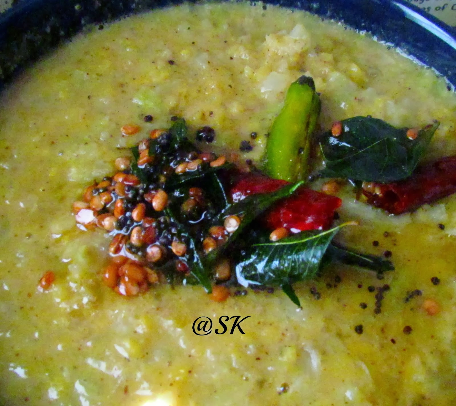 Savitha's Kitchen Quick Cabbage Kootu