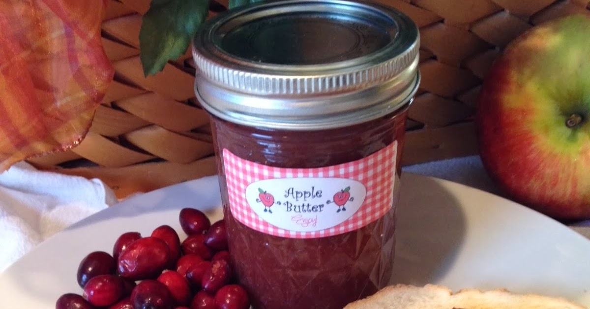 Cafe' Hoffy Slow Cooker Apple Cranberry Butter