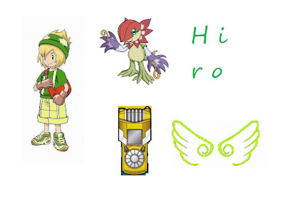 Digimon 8: The new hunters Appears Hiro+pronto