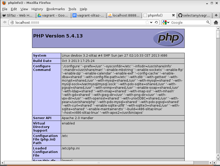 vagrant php 5.2 vagrant php 5.2