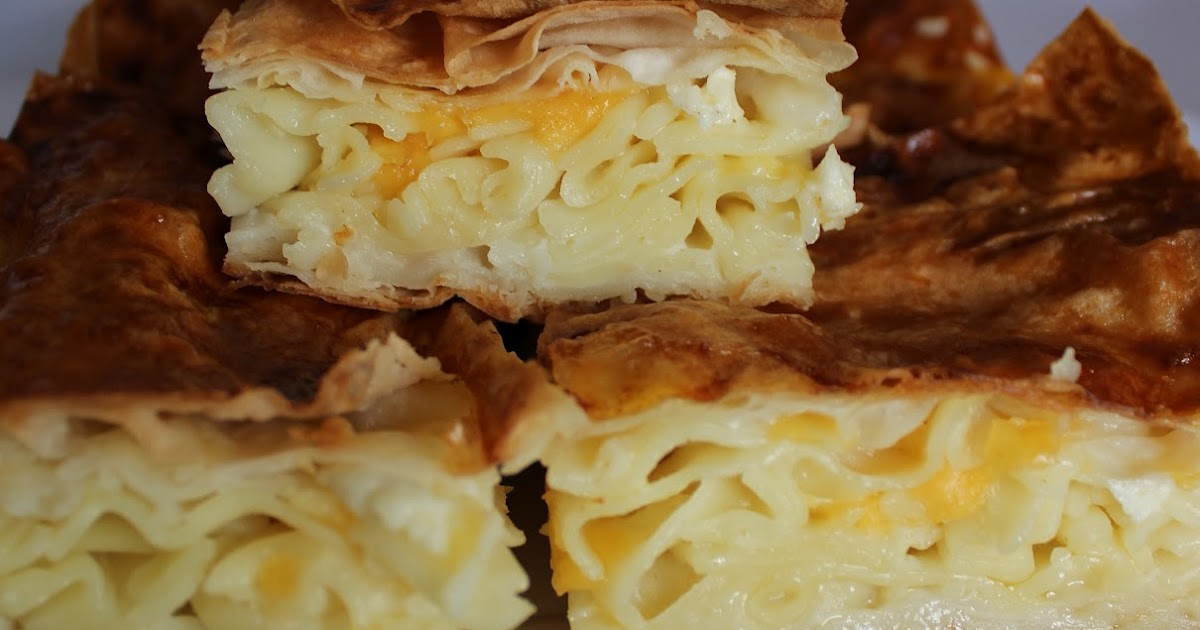 DAMLA ÇİKOLATA Makarnalı Börek (Yalancı Su Böreği)