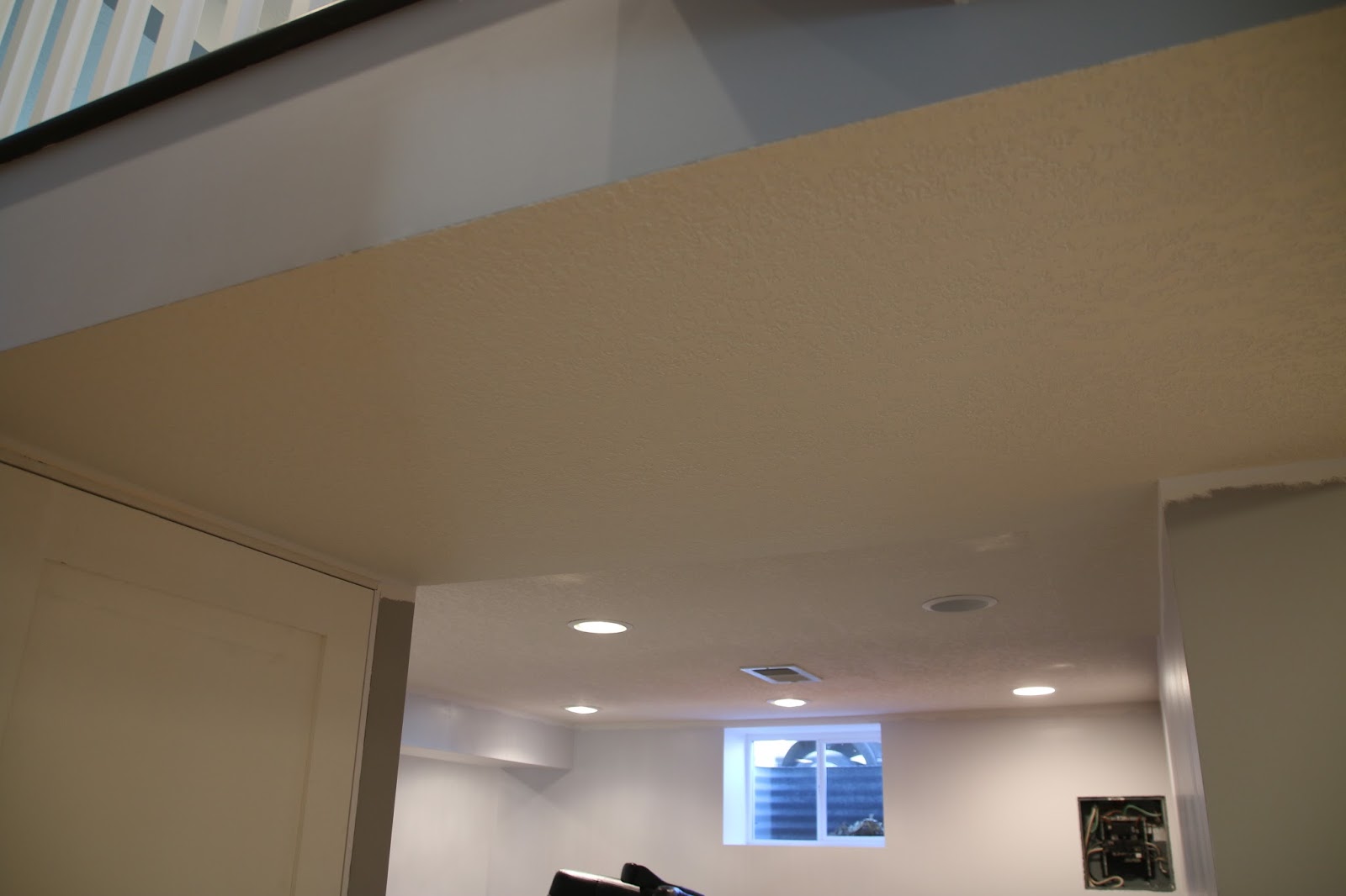 Our New House Family Room Ceiling Knock Down Windows 11