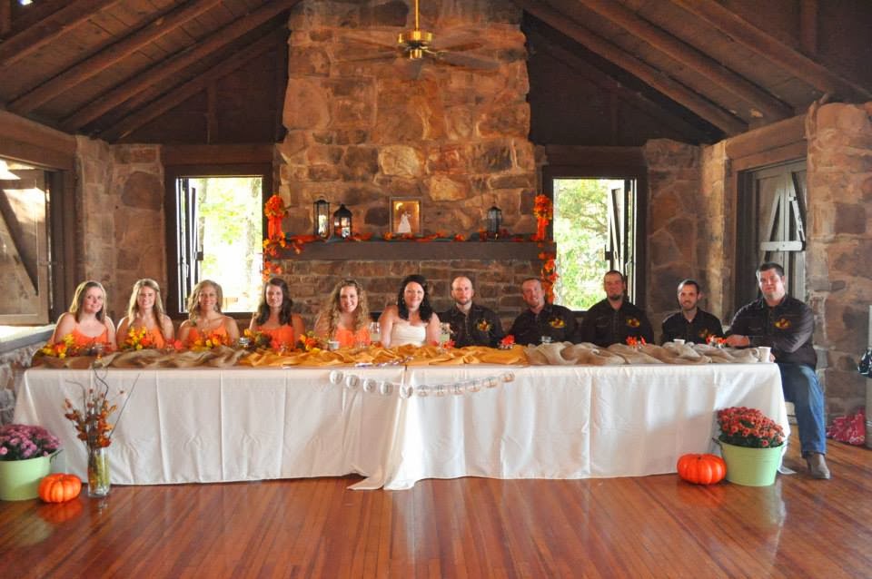 Cathy's Flowers Fall Wedding on Mount Nebo