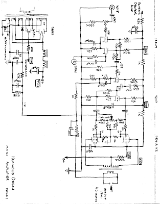 Hammond Organ Type E 16dBW main amplifier, 2 7591A ... leslie speaker wiring diagram 