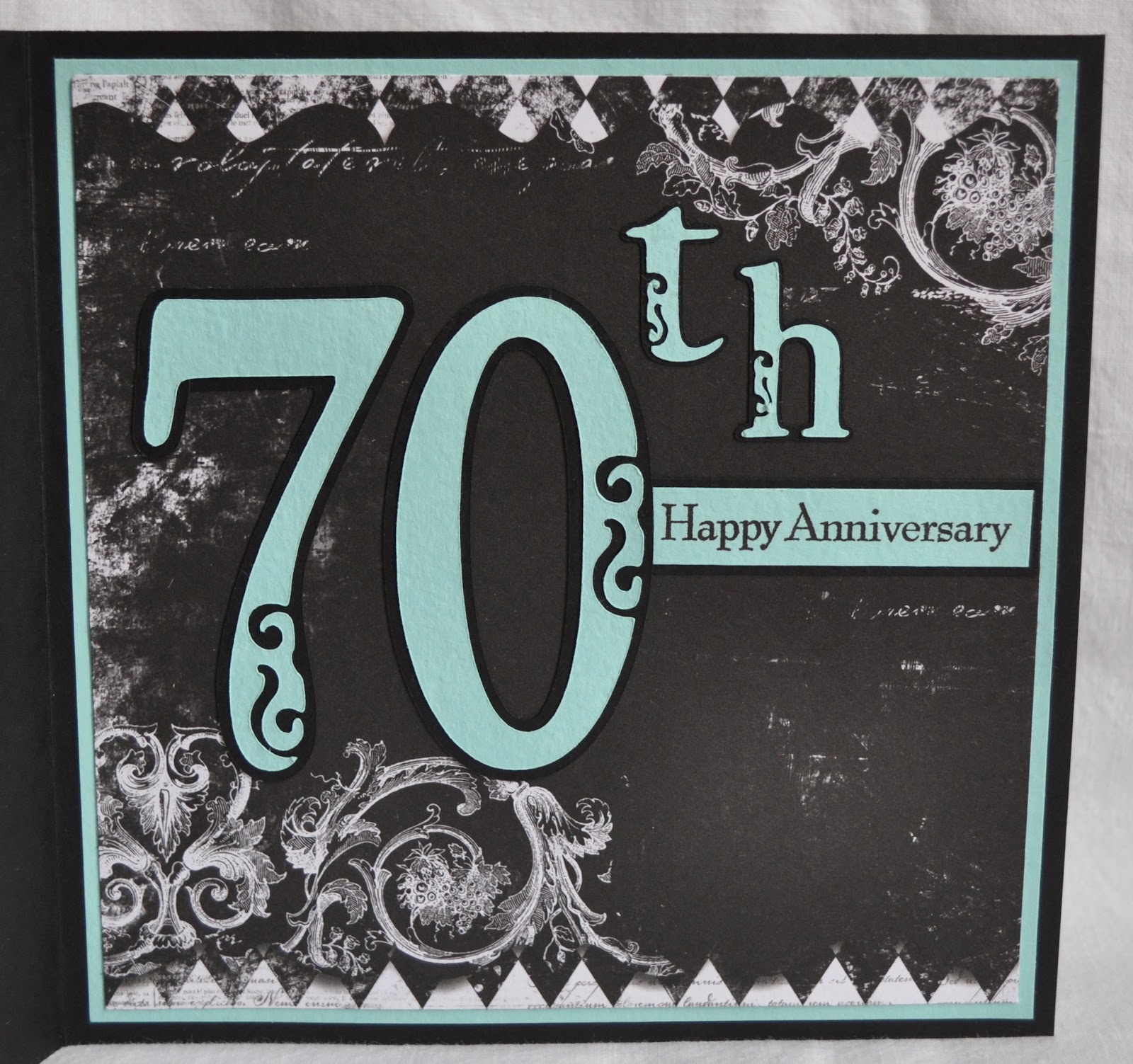 DAT�S My Style G &amp; G�s 70th Anniversary Card