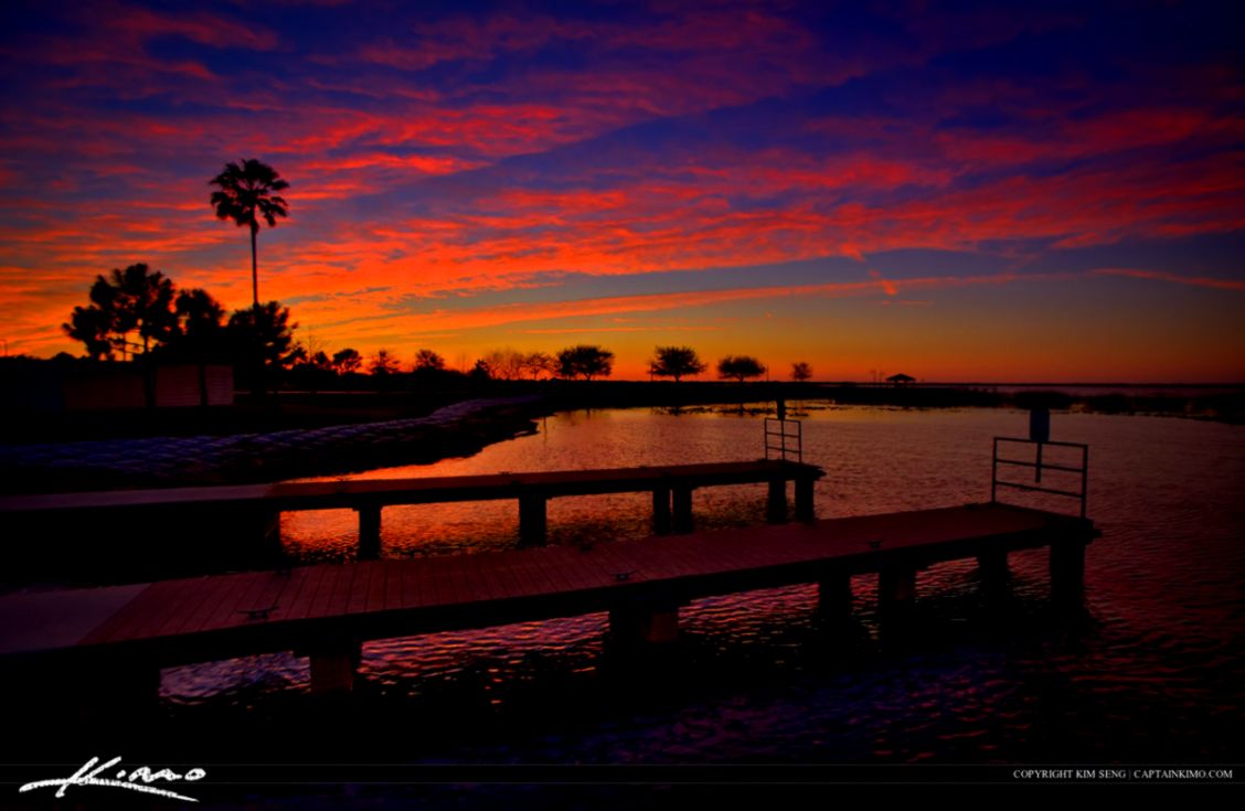 East Lake Tohopekaliga Marina Boat Ramp Dock at Sunset Royal East Lake Tohopekaliga Marina Boat Ramp Dock at Sunset Royal