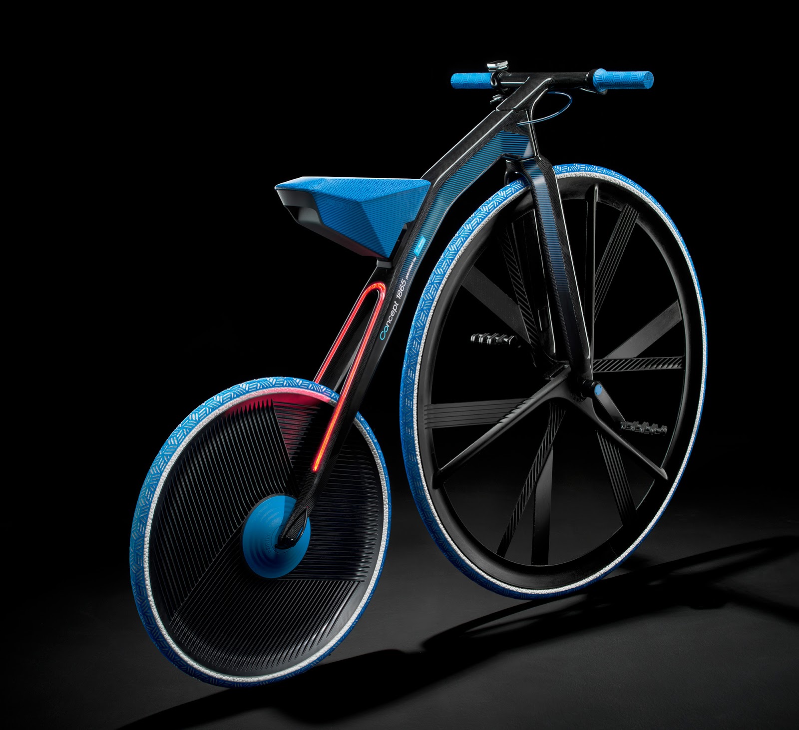 carbon penny farthing