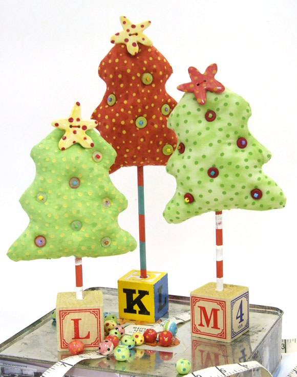 Jennifer Jangles Blog Stuffed Christmas Trees Tutorial, Holiday Project 5