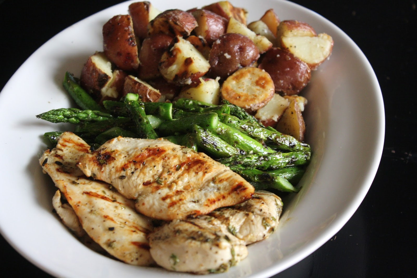 what's for dinner? garlicmarinated chicken cutlets with grilled