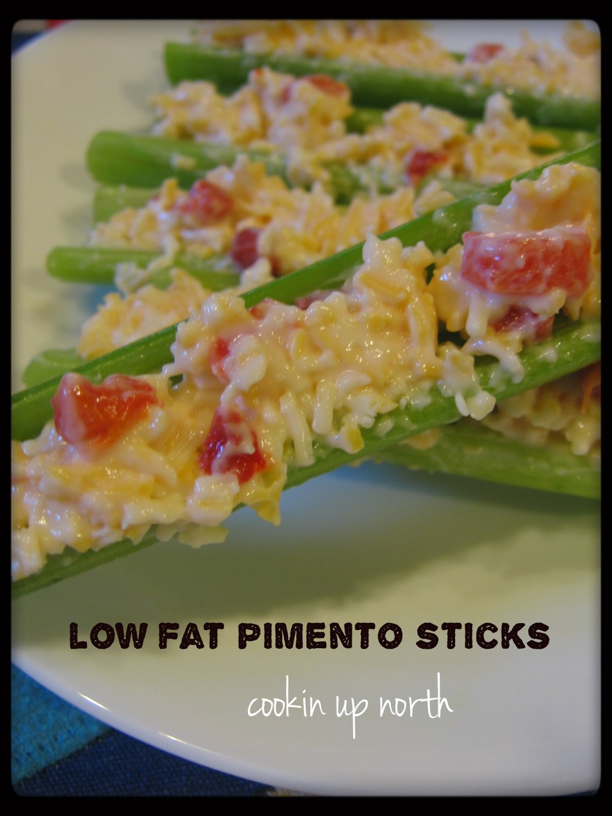cookin' up north Low fat pimento cheese sticks