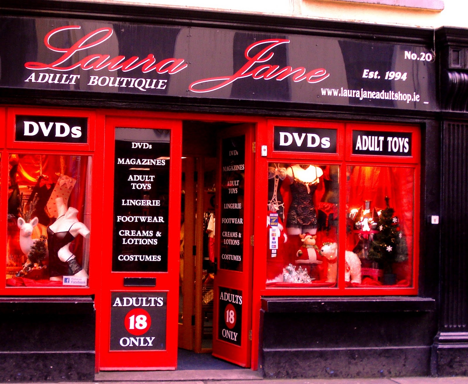 Laura Jane Adult Shop in Galway, Photo: Tanja Goldbecher.