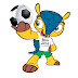 Tatu-bola: Mascote da Copa 2014 em vetor