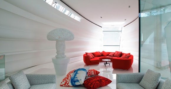 Interior blanco con acentos de color | Ideas para decorar, diseñar y