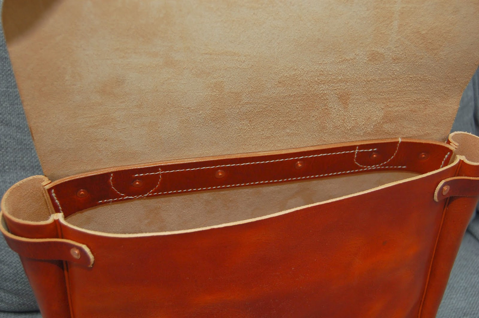 Andersen leather U.S mail bag