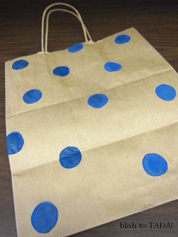 blah to TADA! Paper Bag Projects