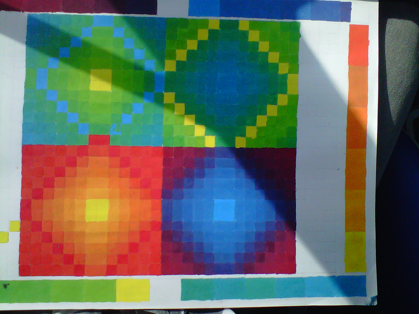 Karya Gradasi Warna (Nirmana