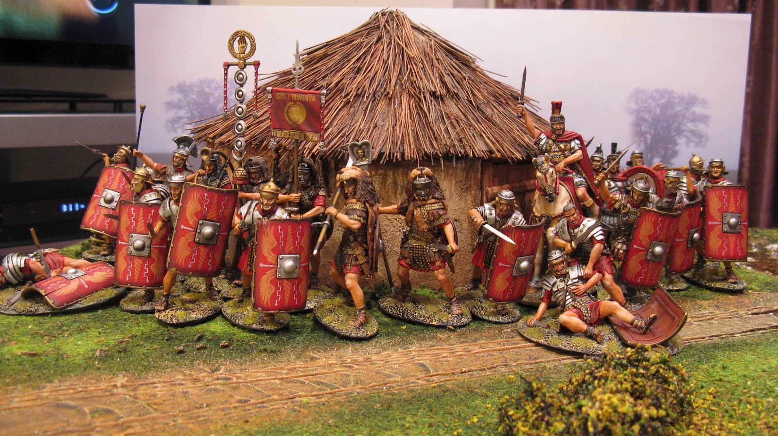 Terrain and Toy Soldiers 54mm Roman marching fort
