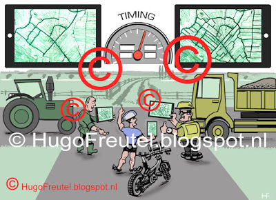 Research Illustration: Timing Traffic App for acces to Farmlandroads