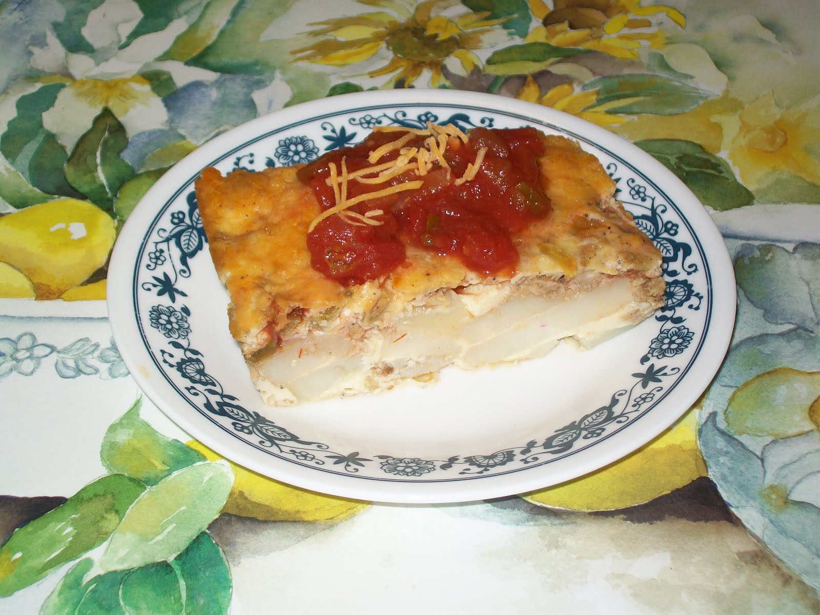 bloggerkittyred kittyred's Meatless Egg and Potato Casserole