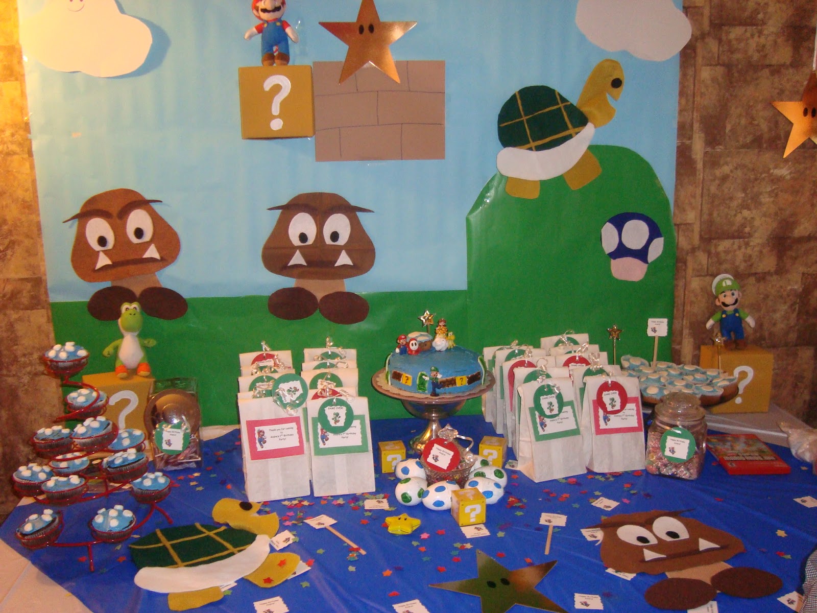 Evey S Creations Super Mario Bros Party
