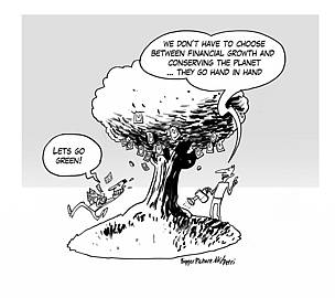 Environment Protection Cartoon
