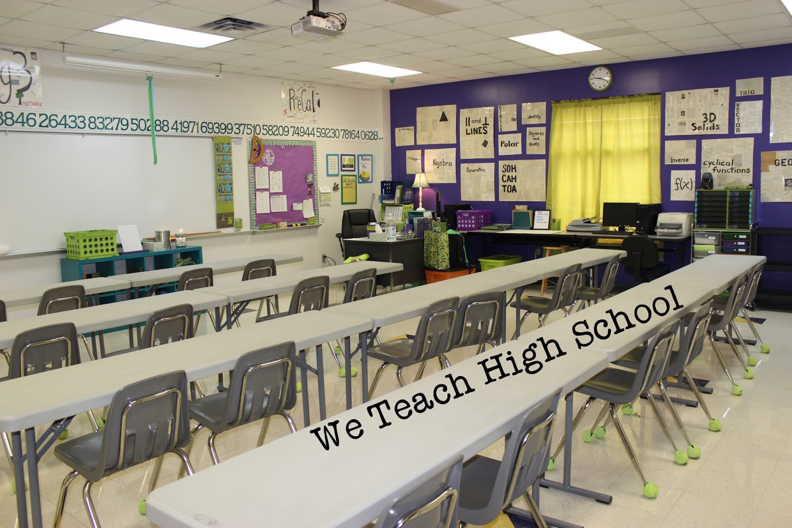 We Teach High School High School Math Classroom