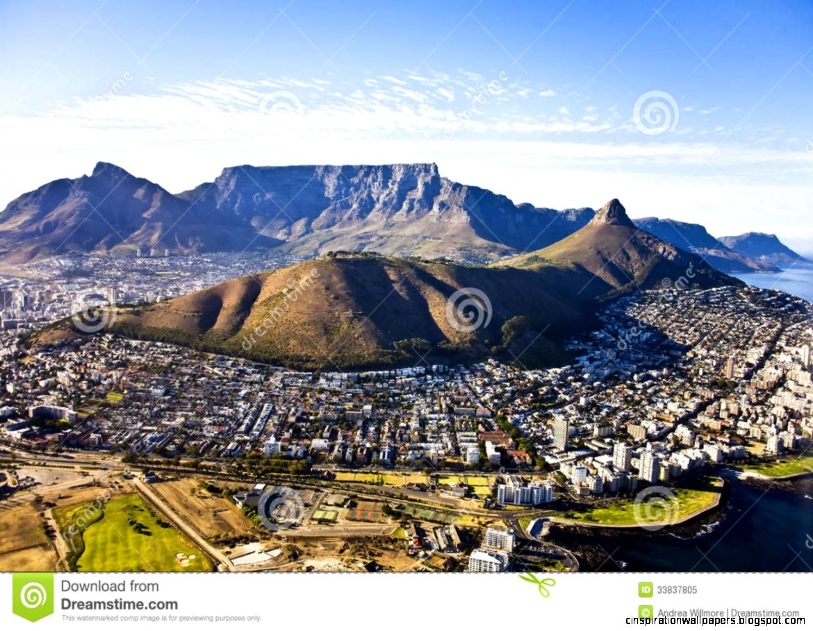 Cape Town And Table Mountain Aerial Royalty Free Stock Photo Cape Town And Table Mountain Aerial Royalty Free Stock Photo