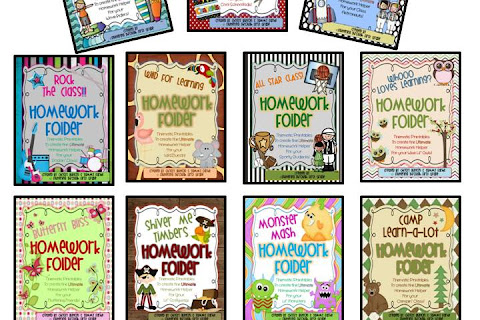 Homework Folders Frenzy Fluttering Through First Grade