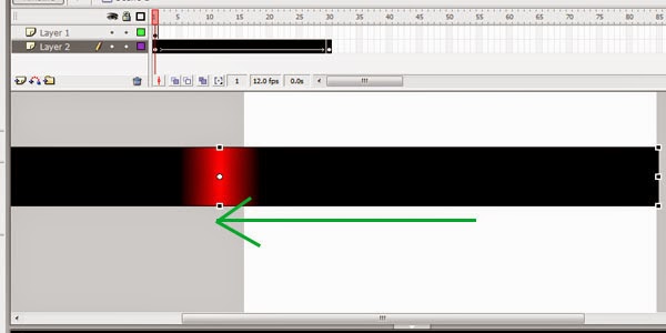 Shape Gradient Placement at the start of the text Shape Gradient Placement at the start of the text