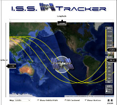 ESTACION ESPACIAL INTERNACIONAL UBICACION ACTUAL