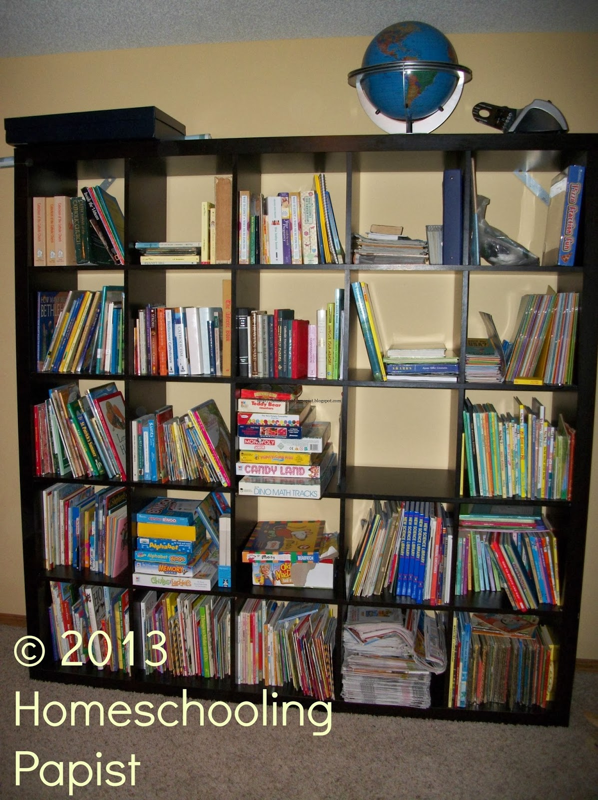 Homeschooling Papist My Craigslist homeschool room (little bit of Ikea and Pottery Barn on the