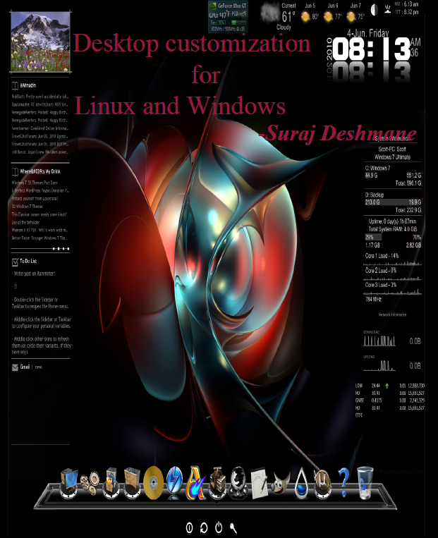 Desktop Customization For Linux & Windows Swapnil Tech l Tech News