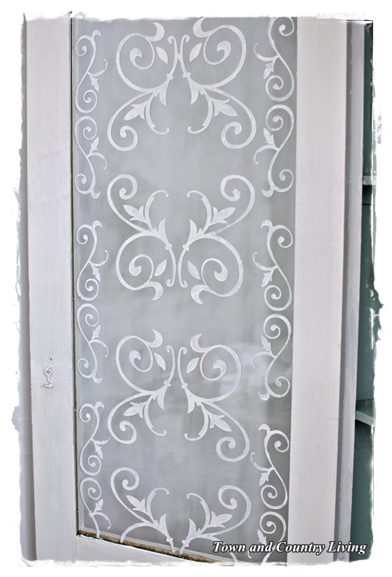 How to Stencil Glass Doors Live Creatively Inspired