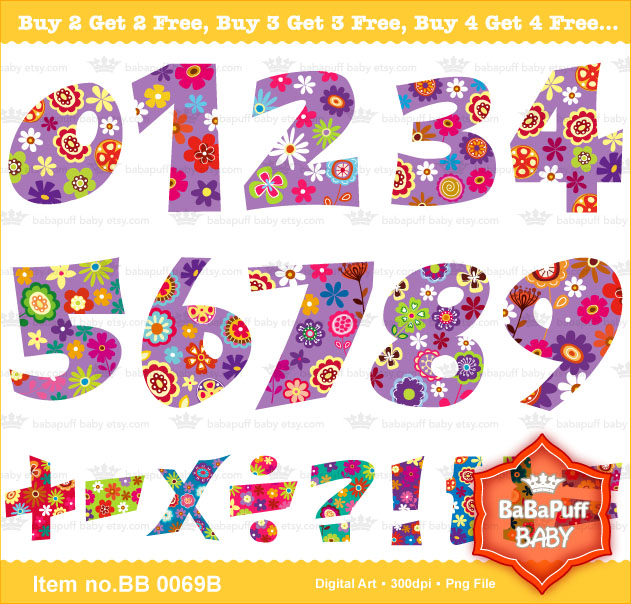 My Creative Design Artwork: Printable Numbers