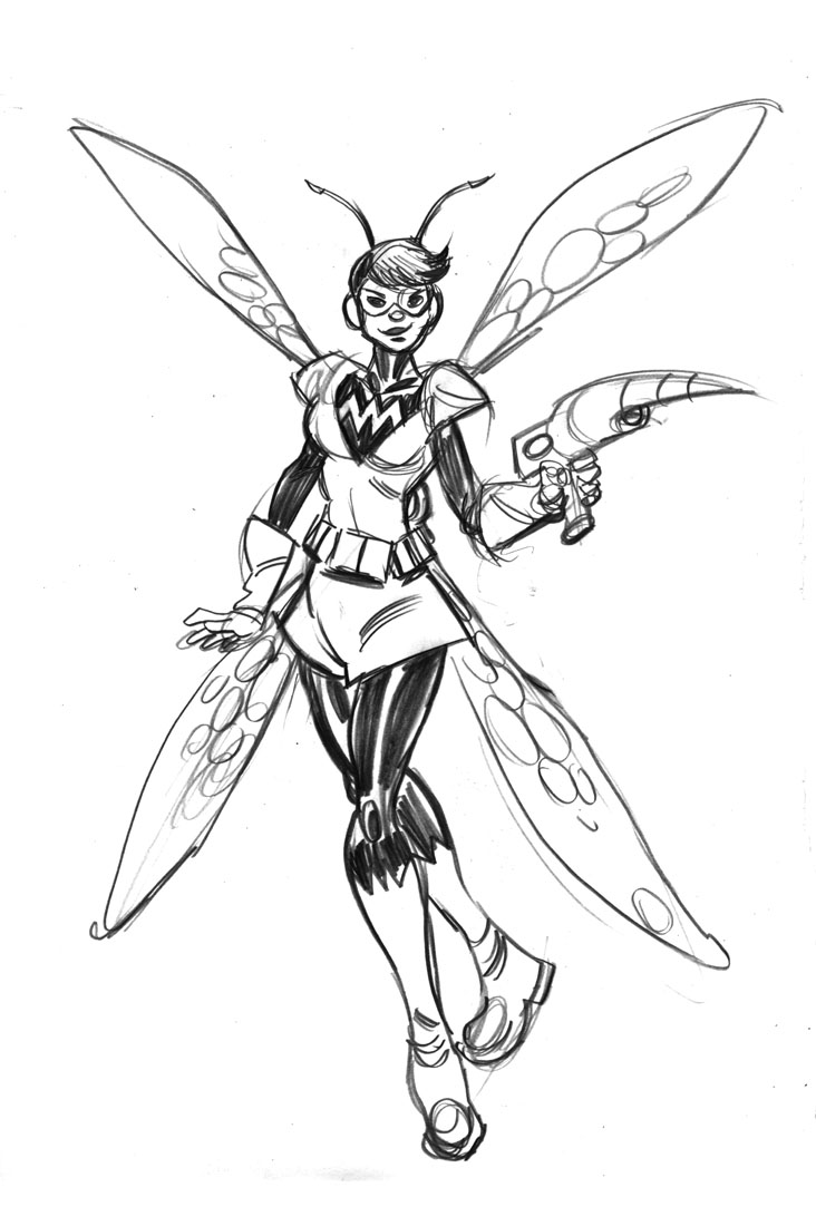 Wasp Avengers Coloring Pages Coloring Pages