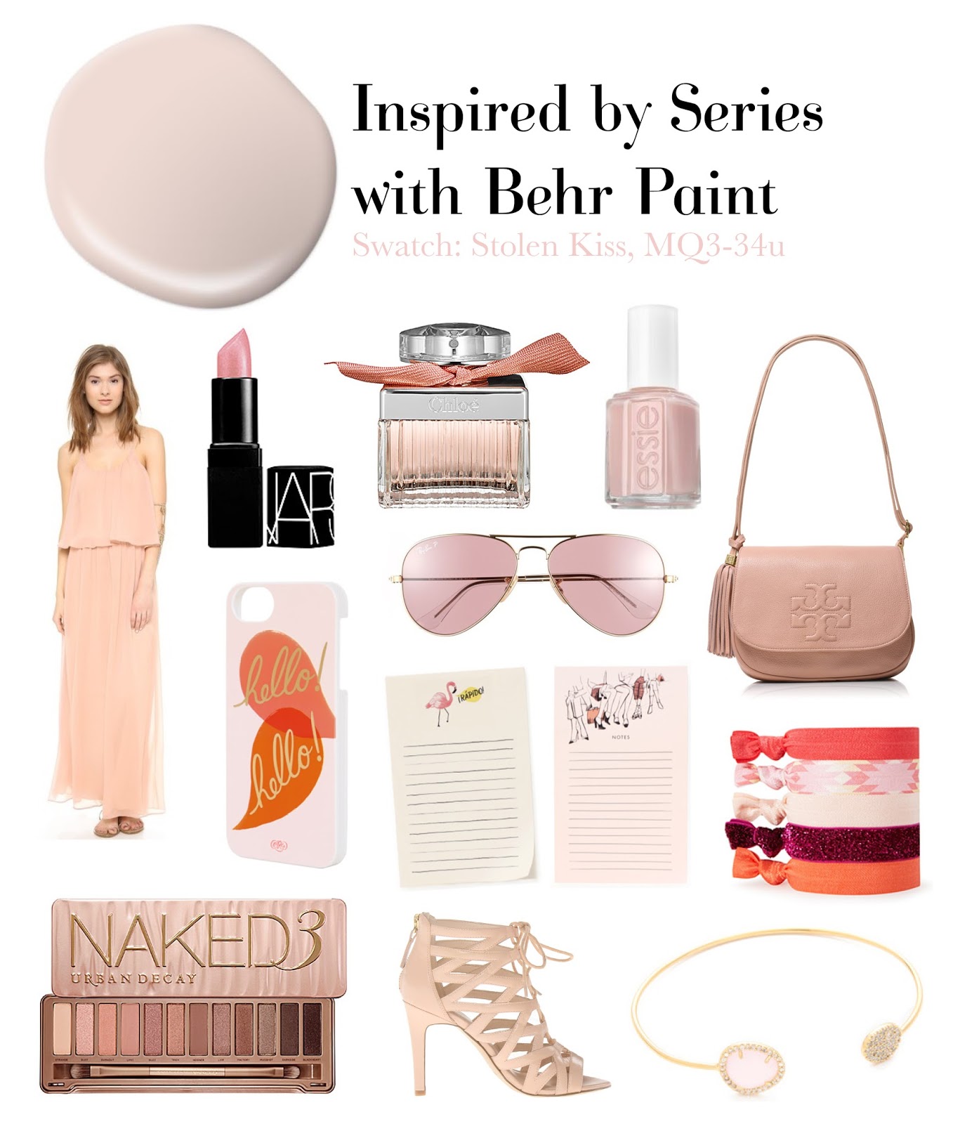 Inspired by Series with Behr Pastel Pink Suburban FauxPas