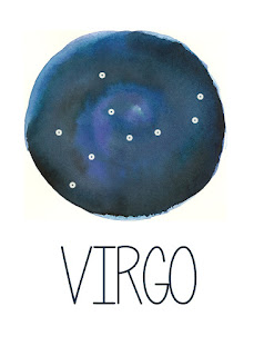 Virgo Constellation Printable from Spool and Spoon (www.spoolandspoonblog.com)