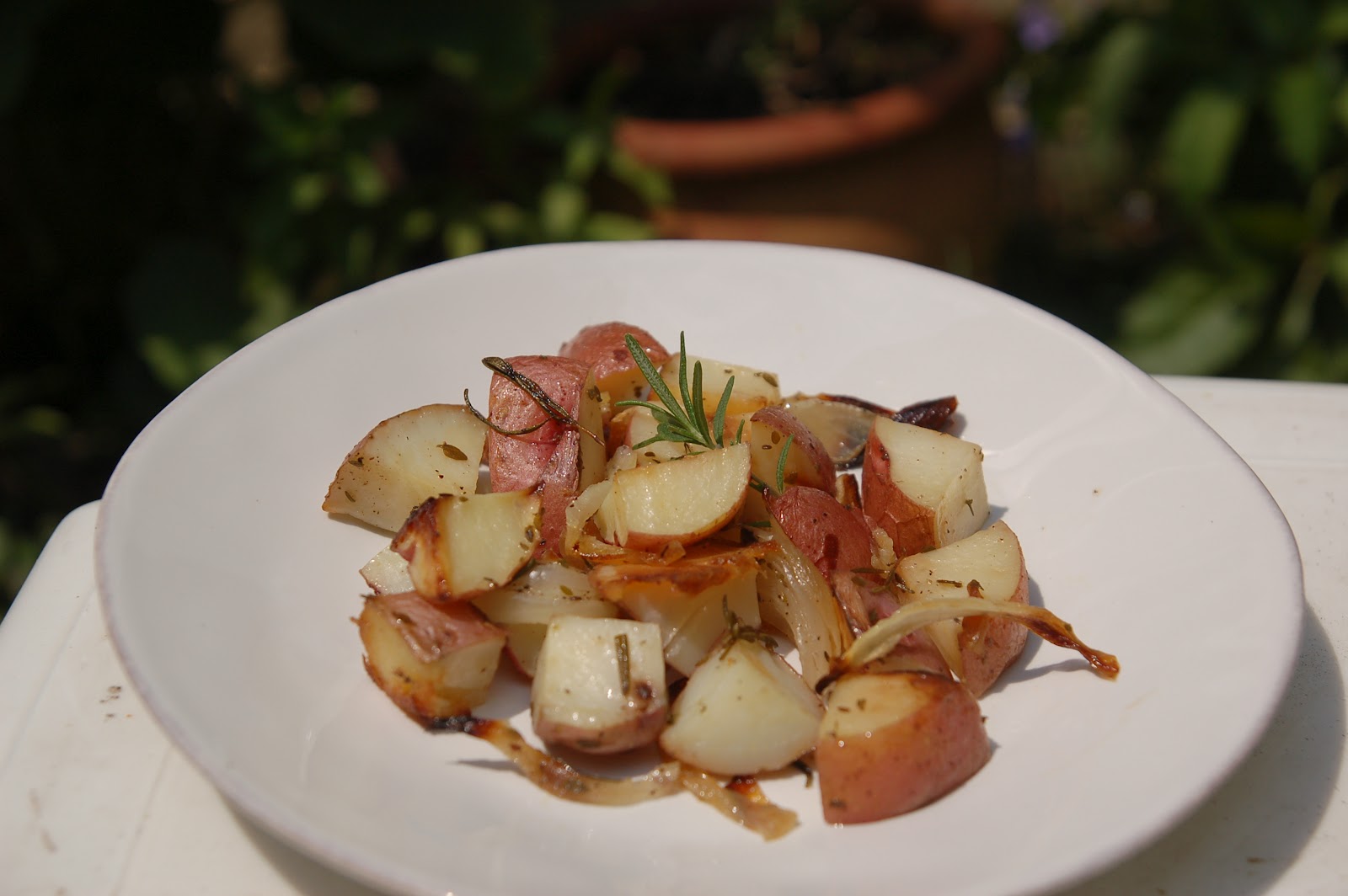 Sensibly Gourmet Roasted Potatoes and African Mountains