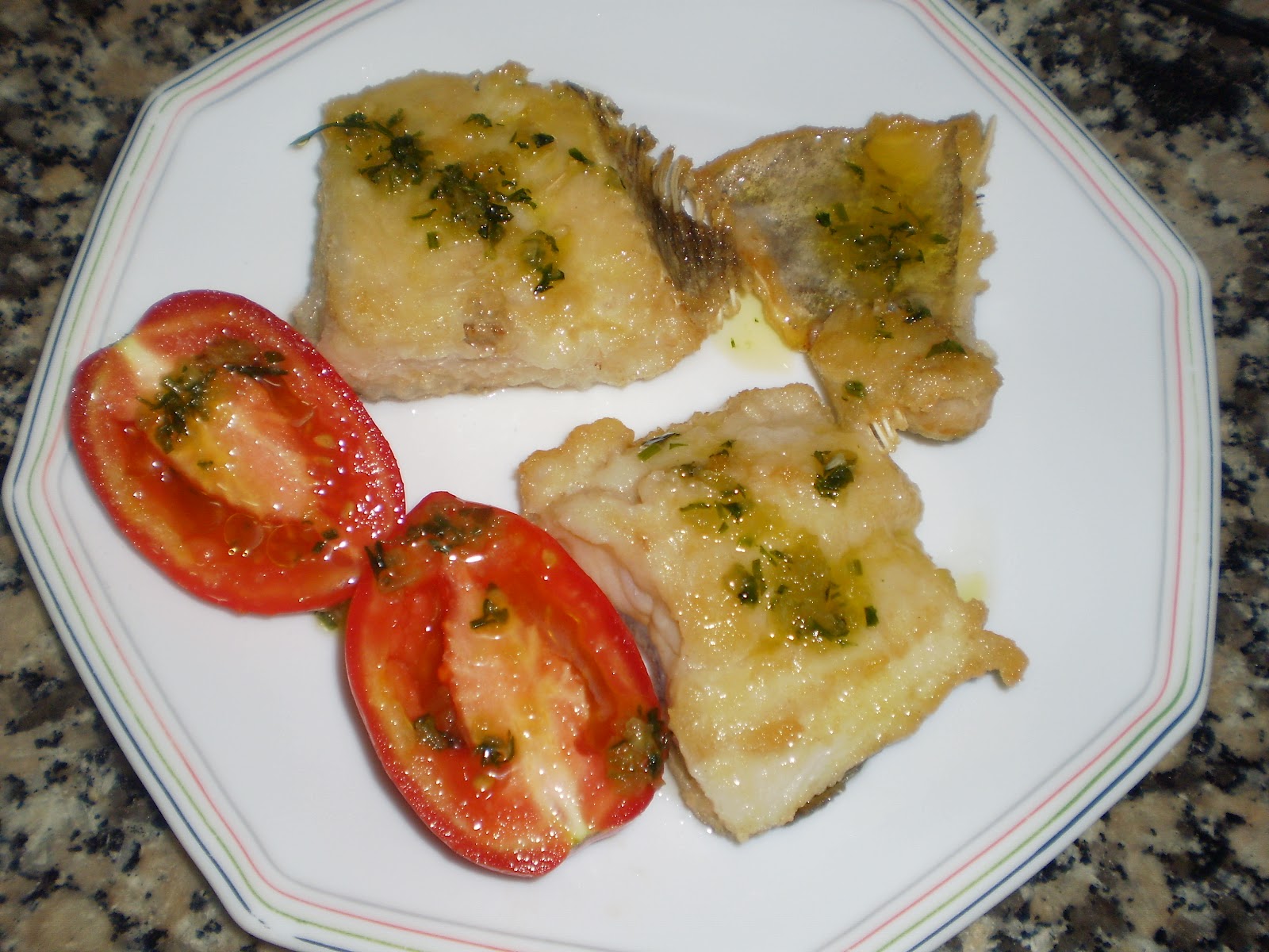 COCINA SIN TONTERIAS: Bacalao frito con ajo y perejil