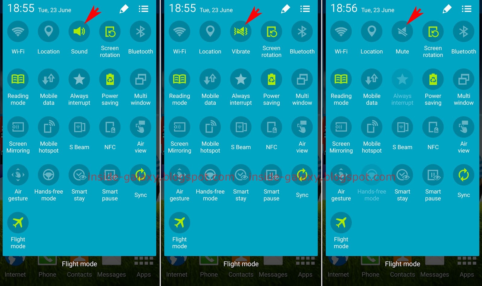 Inside Galaxy Samsung Galaxy S4 How to Change Sound Profile in