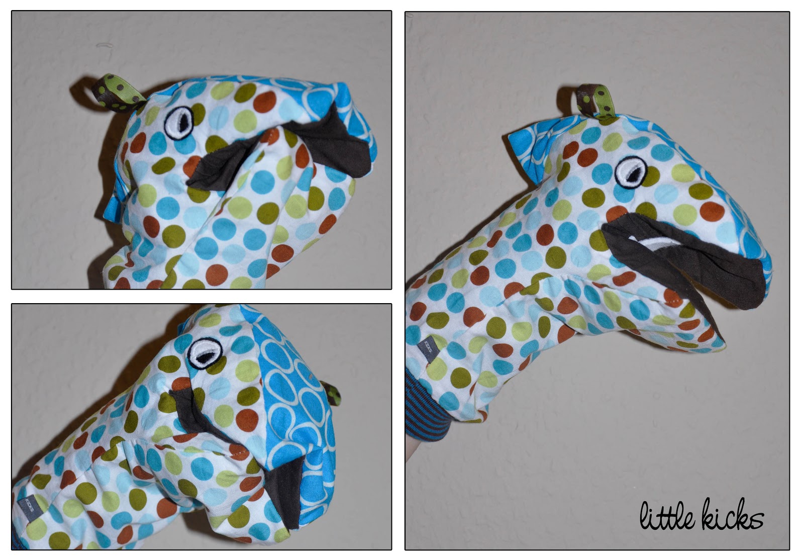 little kicks eine handpuppe..