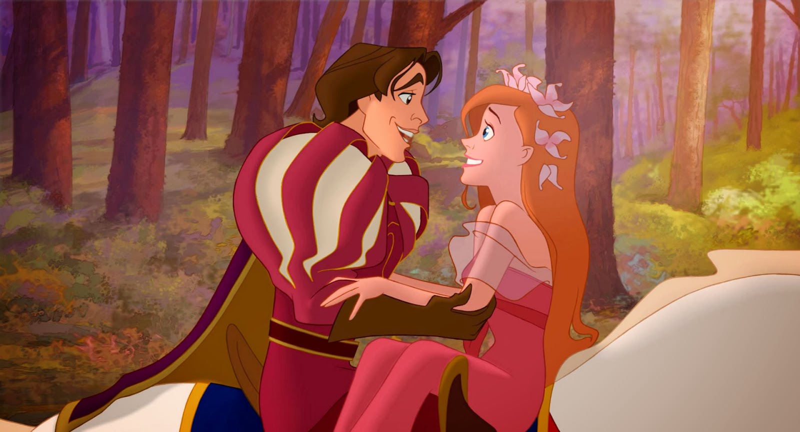 Prince Edward falls in love with Giselle Enchanted 2007 animatedfilmreviews.blogspot.com
