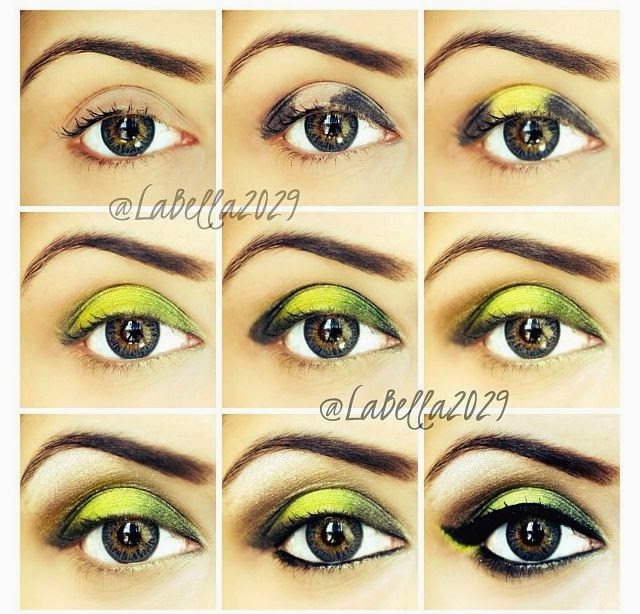 FashionForLife1 Smokey Yellow Eyeshadow Tutorial