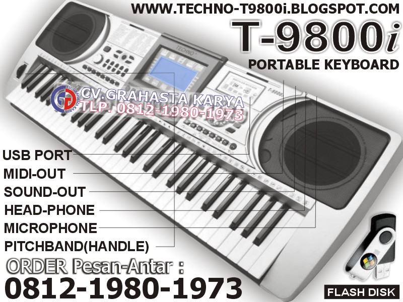 JUAL KEYBOARD TECHNO