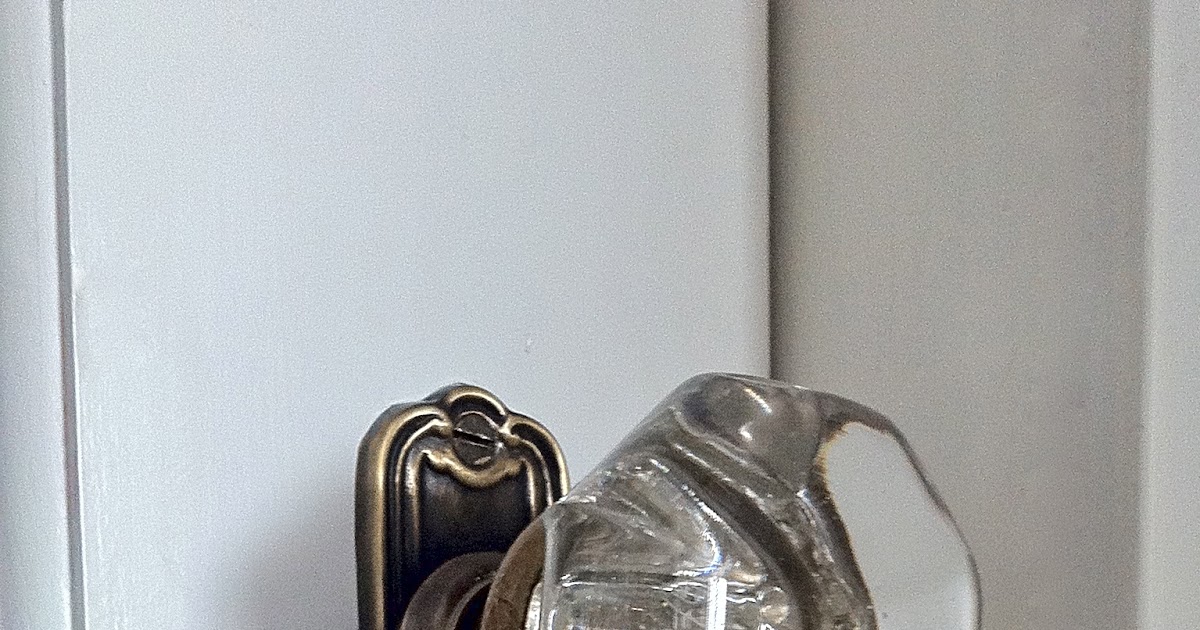My Fifties Kitchen Redo HOW TO INSTALL AN ANTIQUE DOOR KNOB